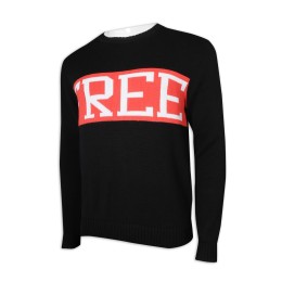 JUM054 Making a round neck women's sweater Knitted Jacquard LOGO 50% cotton 50% polyester sweater store JUM054 Making a round neck women's sweater Knitted Jacquard LOGO 50% cotton 50% polyester sweater store